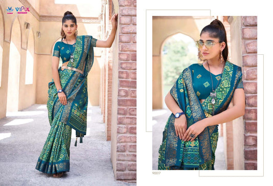 90017 Kashmir Beauty Jubilee Vipul Silk Sarees