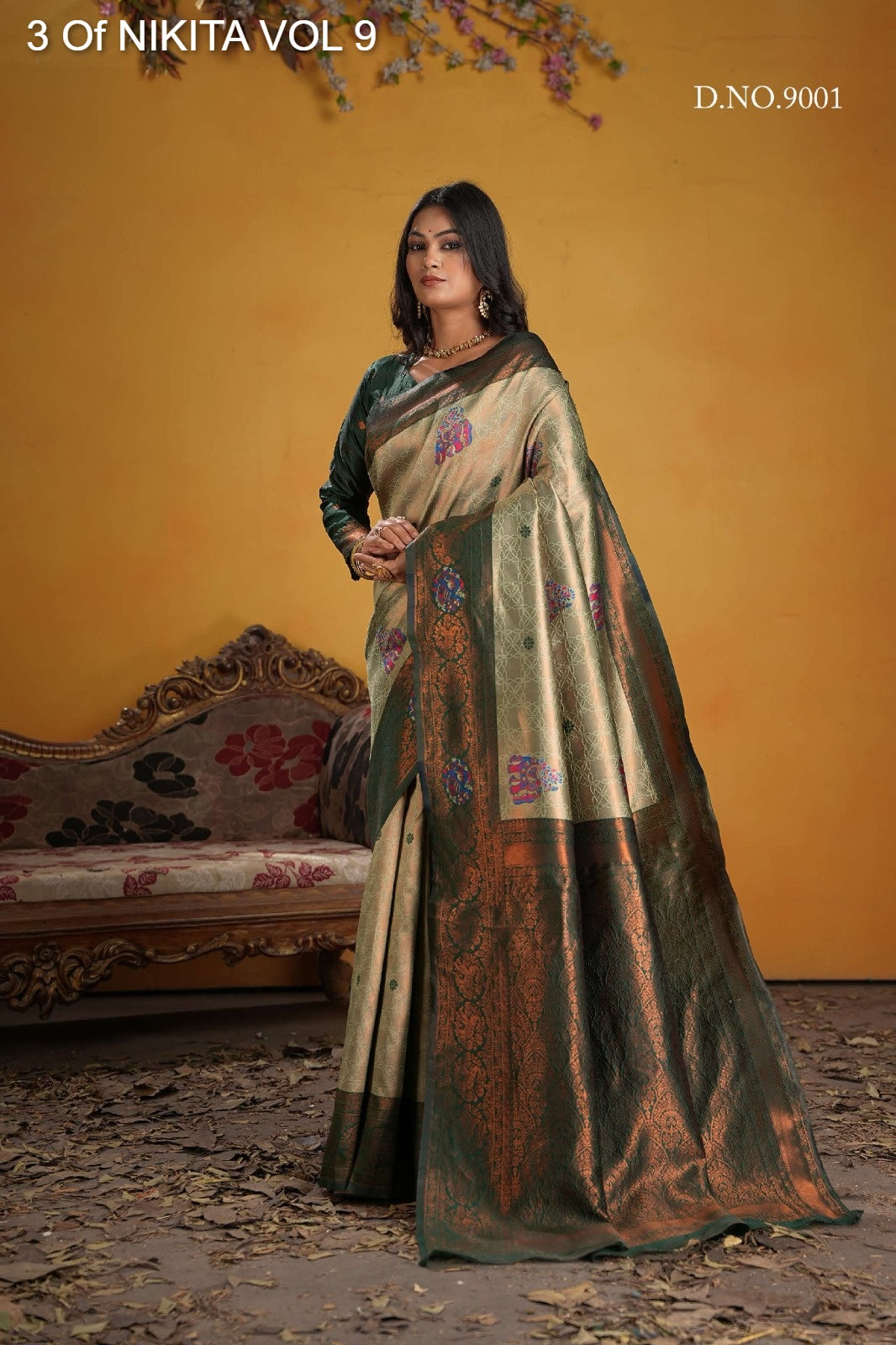 9001 Nikita Vol 9 3 Of Kanchi Silk Sarees