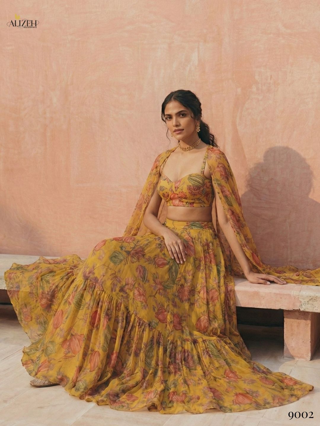 9002 Florence Alizeh Georgette Readymade Lehenga Choli