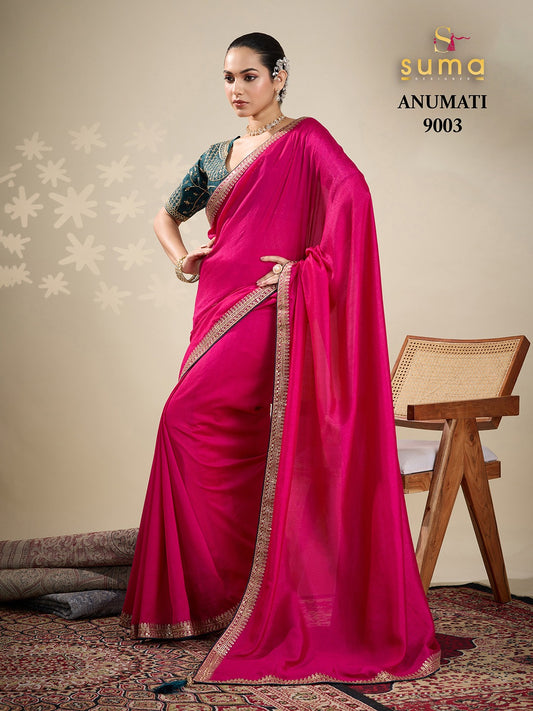 9003 Anumati Suma Designer Vichitra Sarees