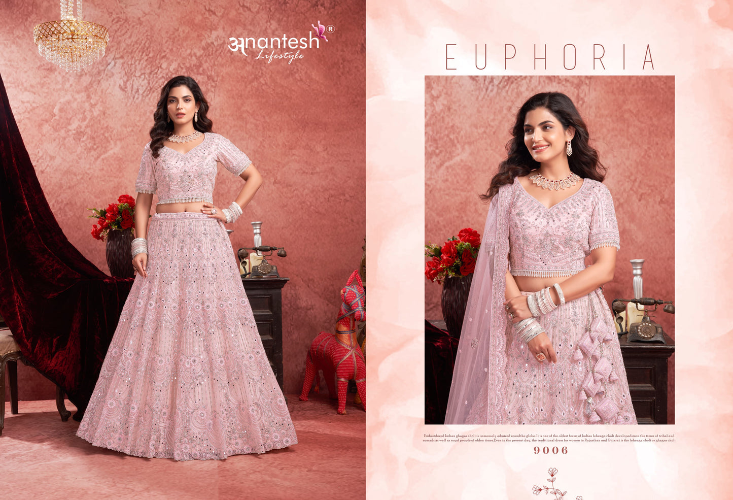 9006 Bridal Couture Vol 2 Anantesh Zarkan Readymade Lehenga Choli