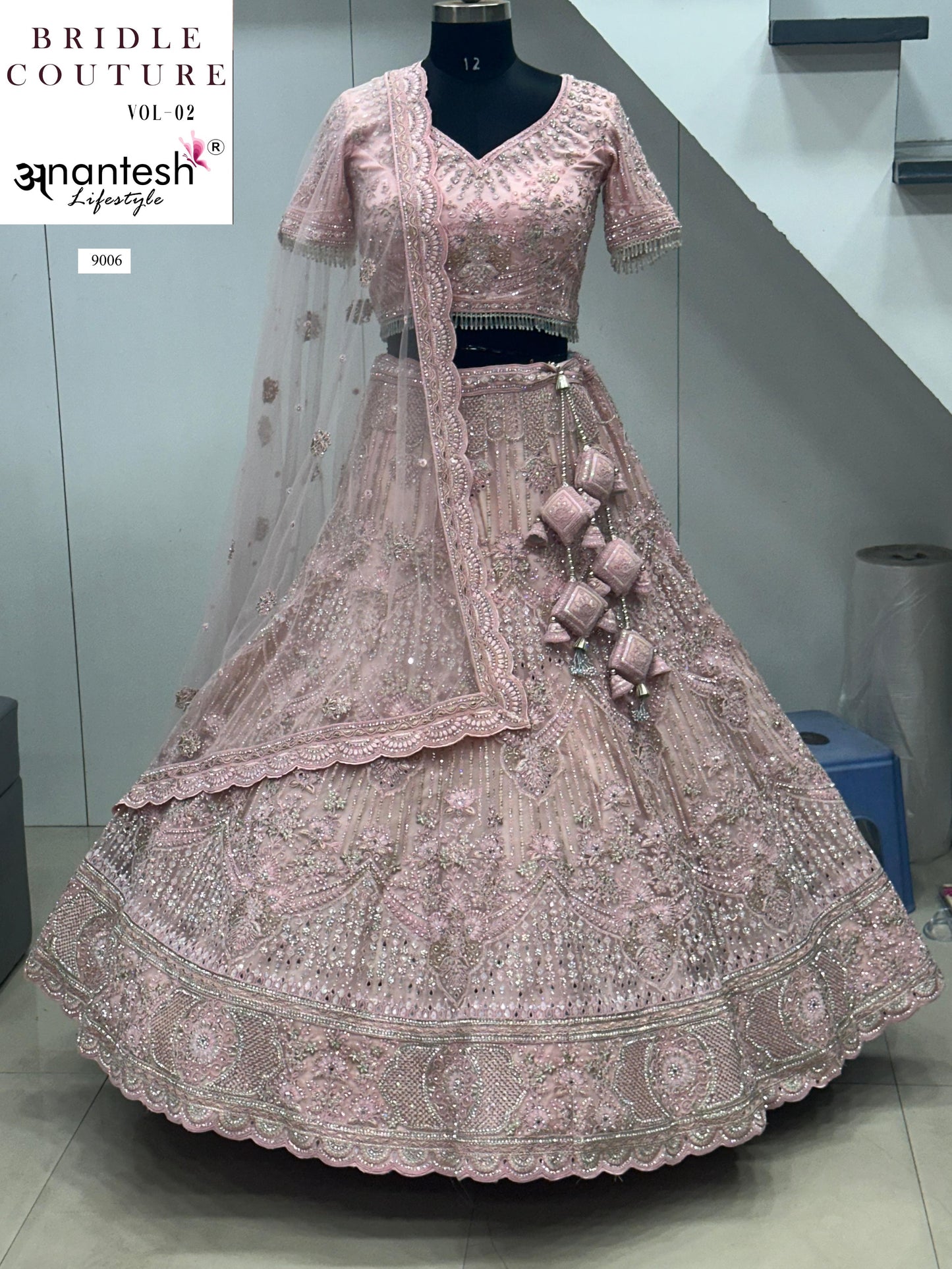 9006 Bridal Couture Vol 2 Anantesh Zarkan Readymade Lehenga Choli