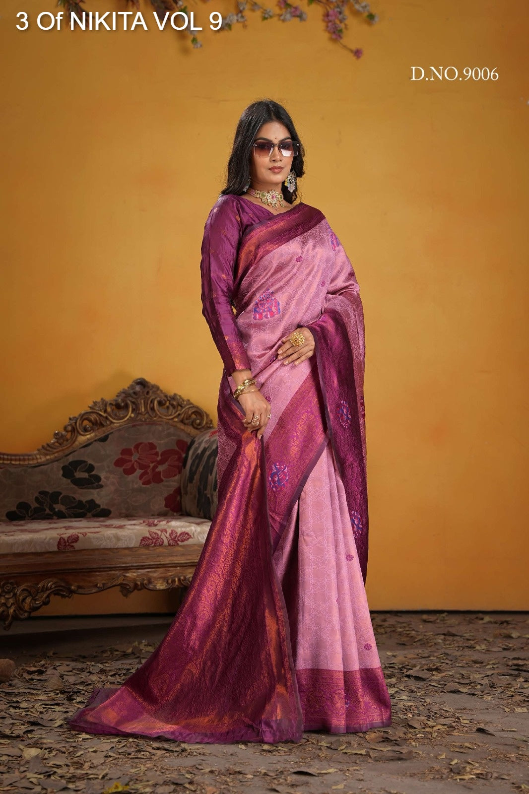 9006 Nikita Vol 9 3 Of Kanchi Silk Sarees