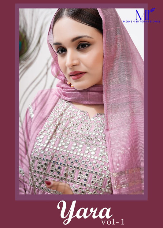 9006 Yara Vol 1 Moksh Silk Readymade Suits