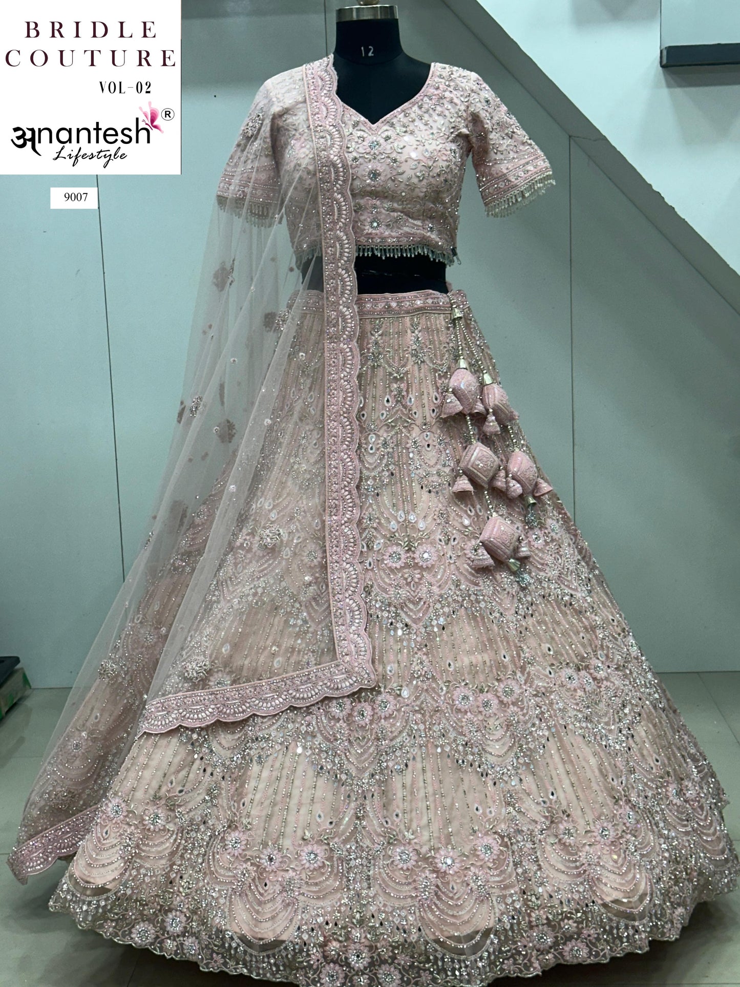 9007 Bridal Couture Vol 2 Anantesh Zarkan Readymade Lehenga Choli