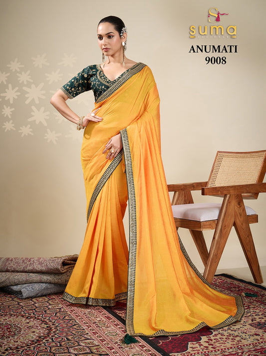 9008 Anumati Suma Designer Vichitra Sarees