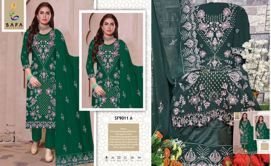 9011A Safa Creation Pakistani Salwar Suits