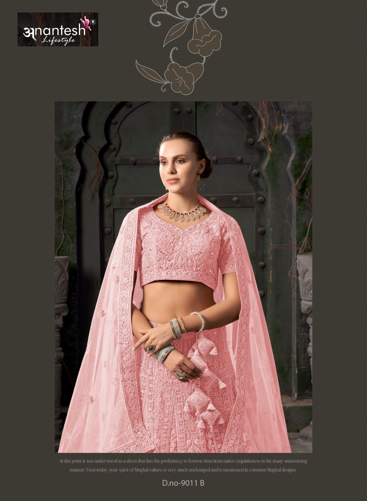 9011B Bridal Couture Vol 03 Anantesh Net Readymade Lehenga Choli