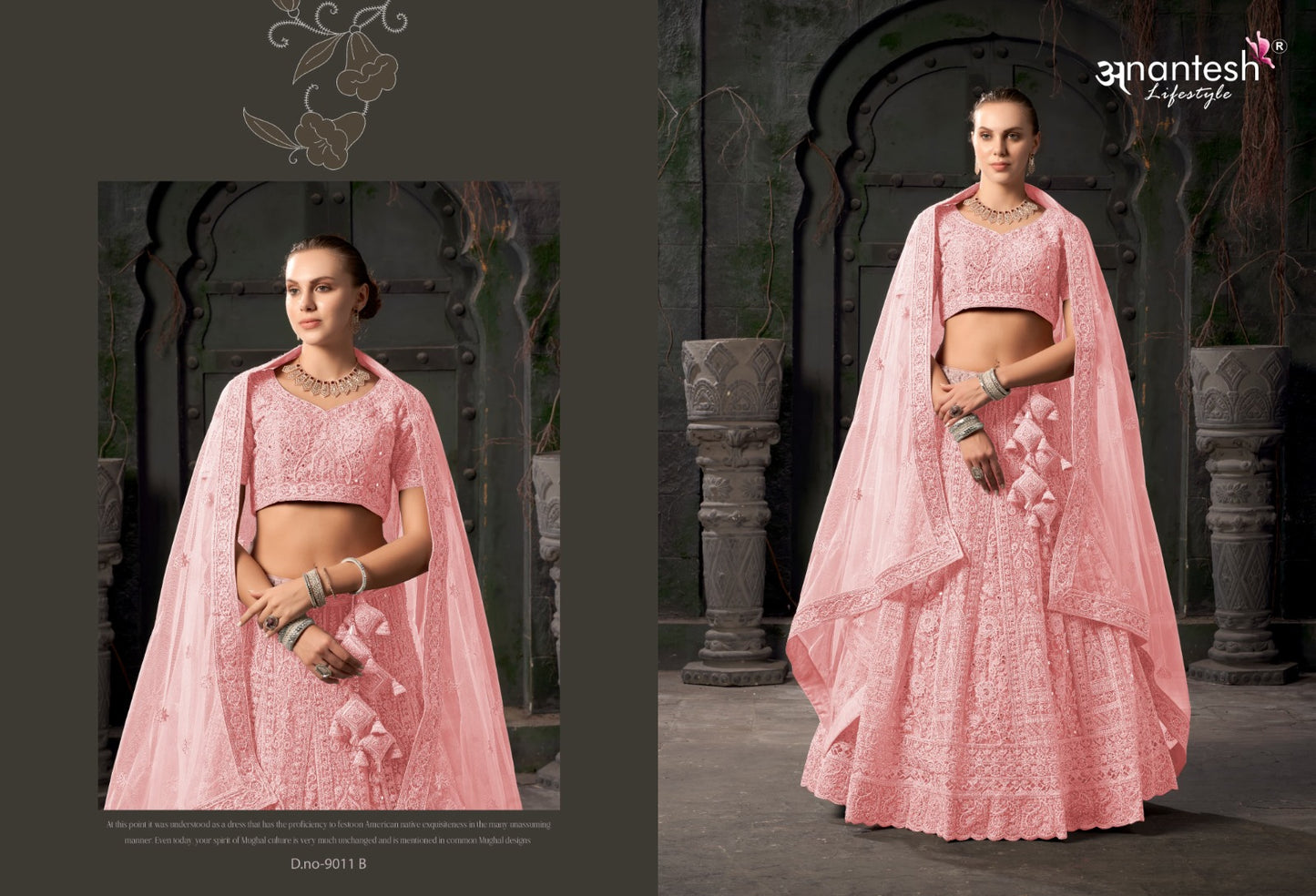 9011B Bridal Couture Vol 03 Anantesh Net Readymade Lehenga Choli