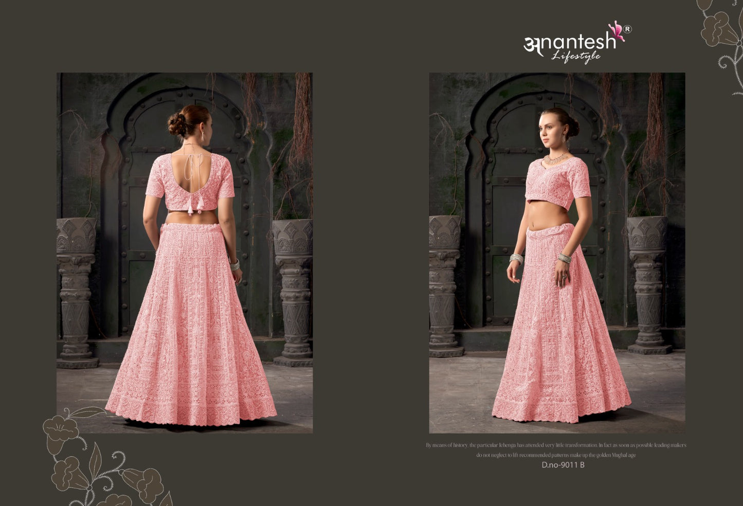 9011B Bridal Couture Vol 03 Anantesh Net Readymade Lehenga Choli