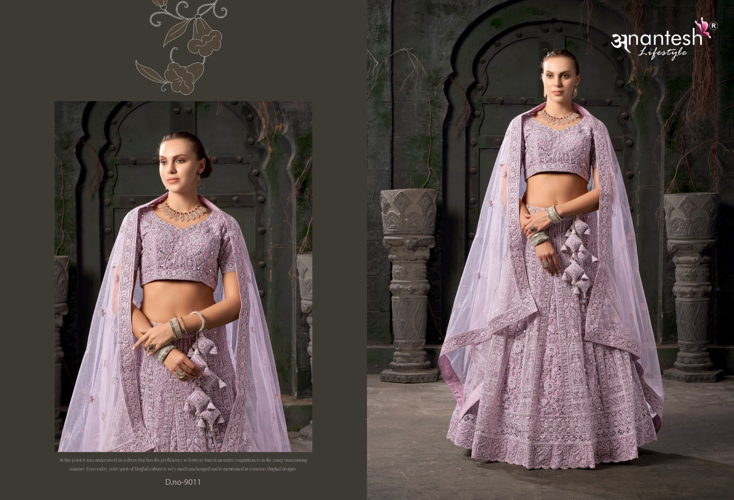 9011 Bridal Couture Vol 03 Anantesh Net Readymade Lehenga Choli