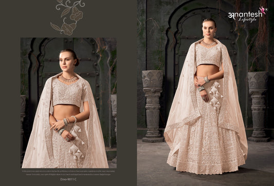 9011C Bridal Couture Vol 03 Anantesh Net Readymade Lehenga Choli