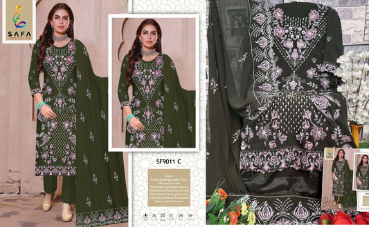 9011C Safa Creation Pakistani Salwar Suits