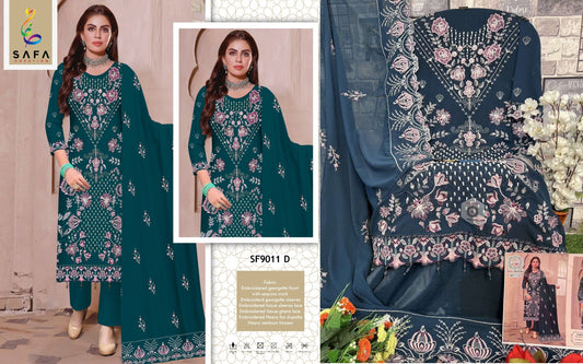 9011D Safa Creation Pakistani Salwar Suits