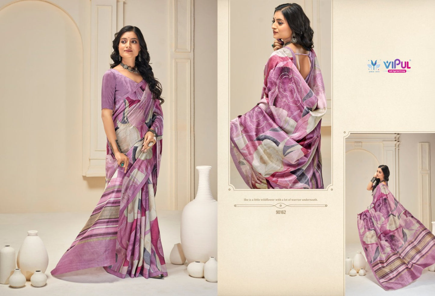 90162 Khaadi Vipul Silk Sarees