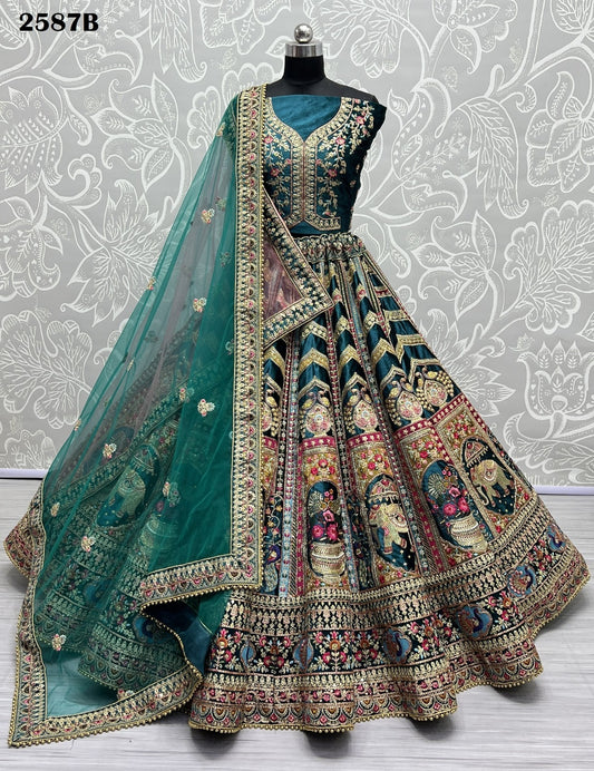 2587B Anjani Art Lehenga Choli