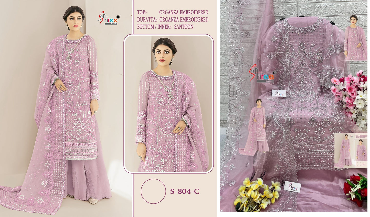 804C Shree Fabs Pakistani Salwar Suits