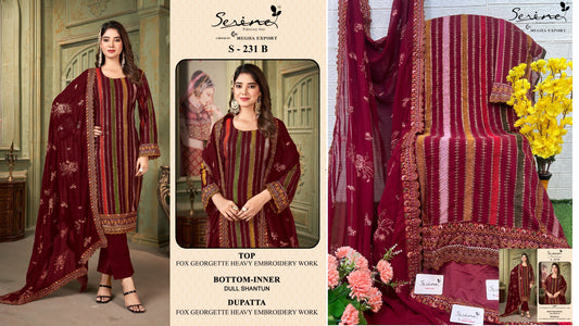 231B Serine Pakistani Salwar Suits