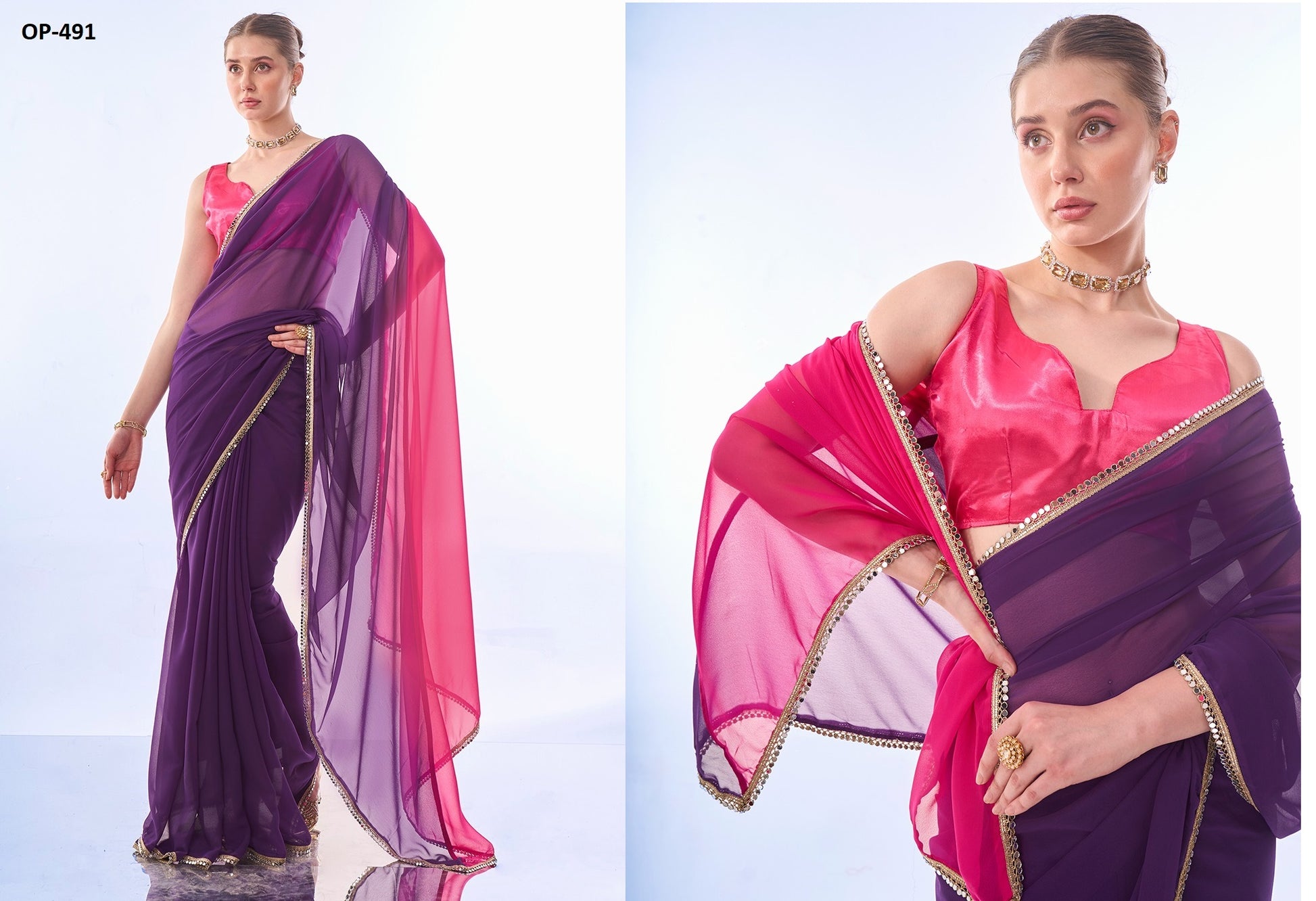 491 Wine Laxminam Sarees