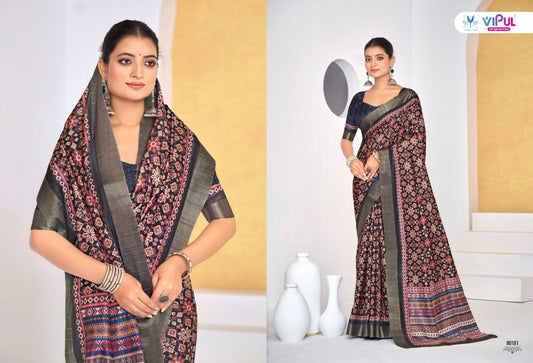 90181 Devsena Vipul Silk Sarees
