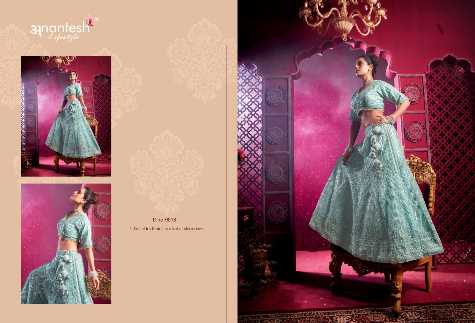9018 Bridle Couture Vol 1 Anantesh Premium Net Readymade Lehenga Choli