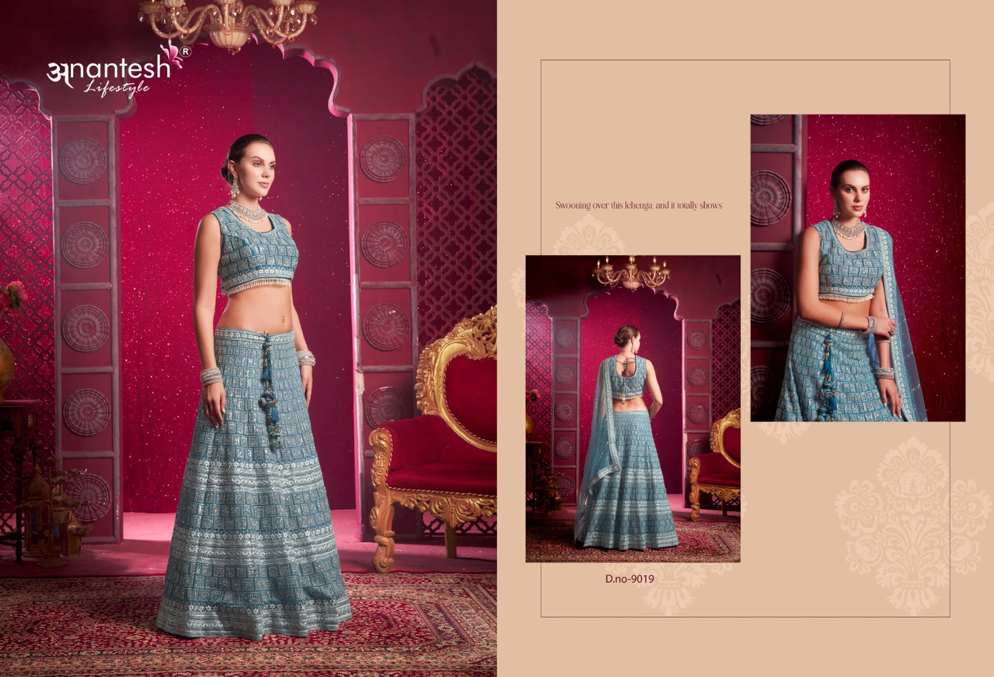 9019 Bridle Couture Vol 1 Anantesh Premium Net Readymade Lehenga Choli