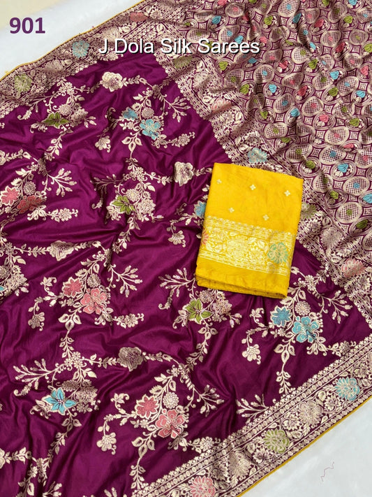 901 J Dola Silk Sarees
