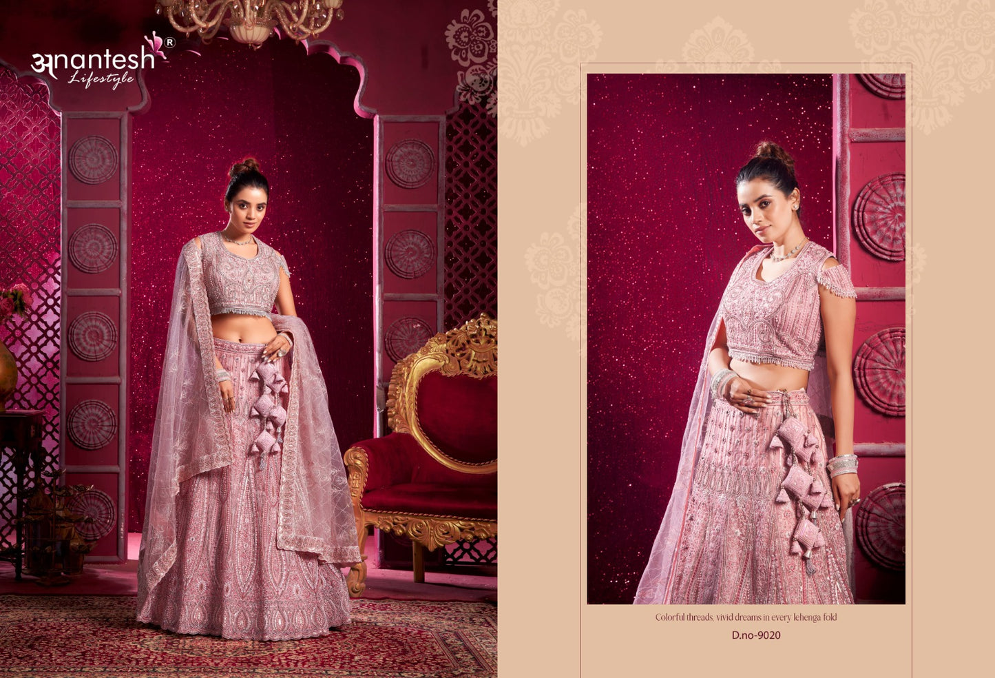 9020 Bridle Couture Vol 1 Anantesh Premium Net Readymade Lehenga Choli