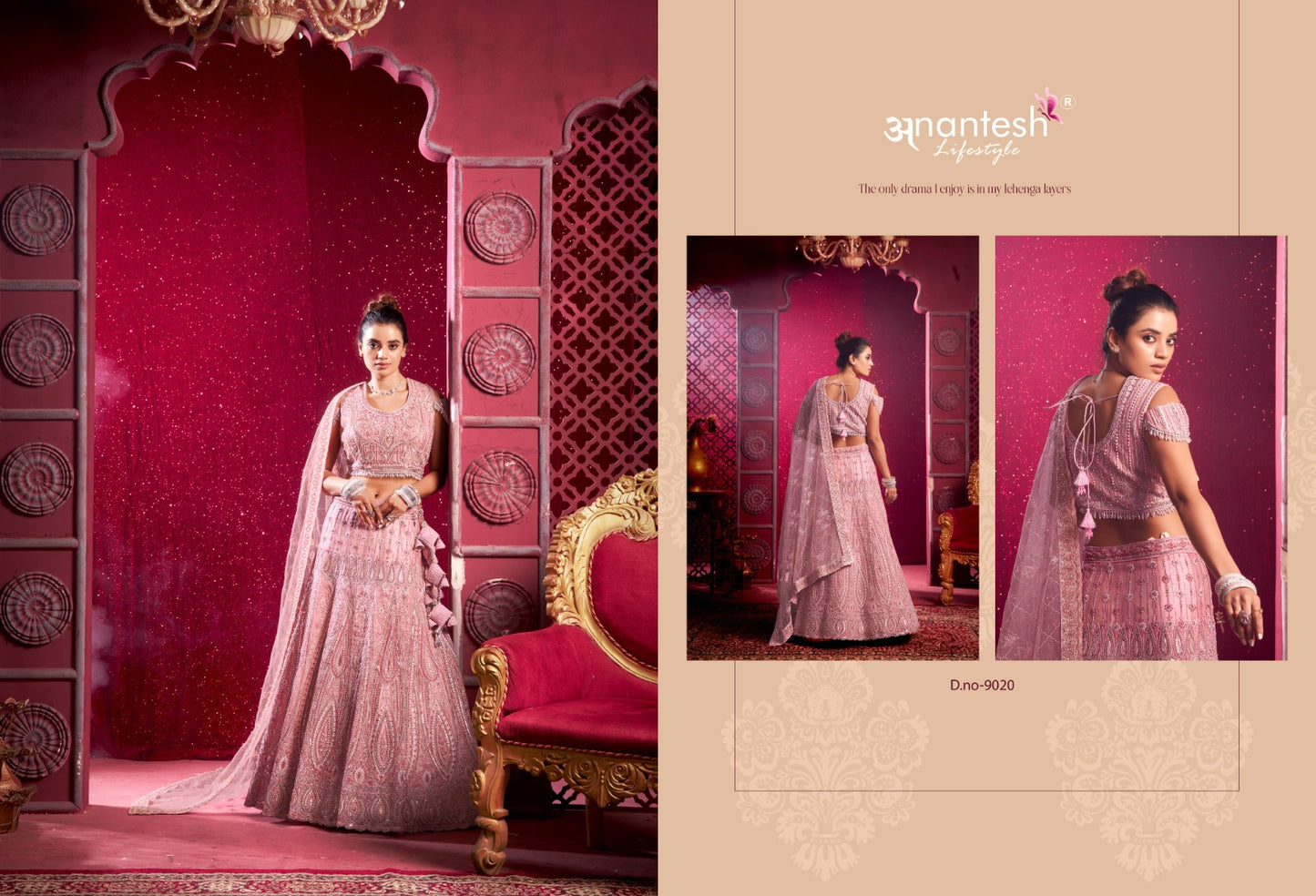 9020 Bridle Couture Vol 1 Anantesh Premium Net Readymade Lehenga Choli