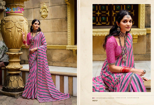 90213 Rangrez Vol 3 Vipul Chiffon Sarees