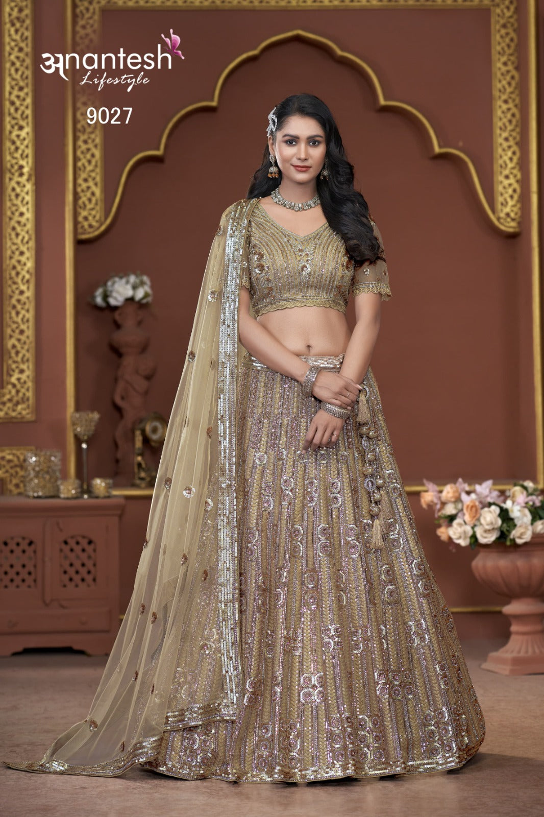 9027 Bridal Coulture 2025 Anantesh Premium Net Readymade Lehenga Choli