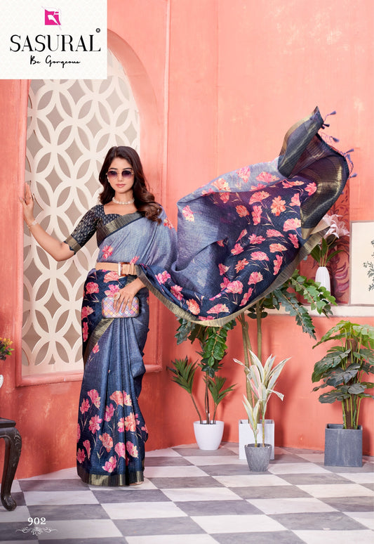 902 Amirah Sasural Soft Silk Sarees