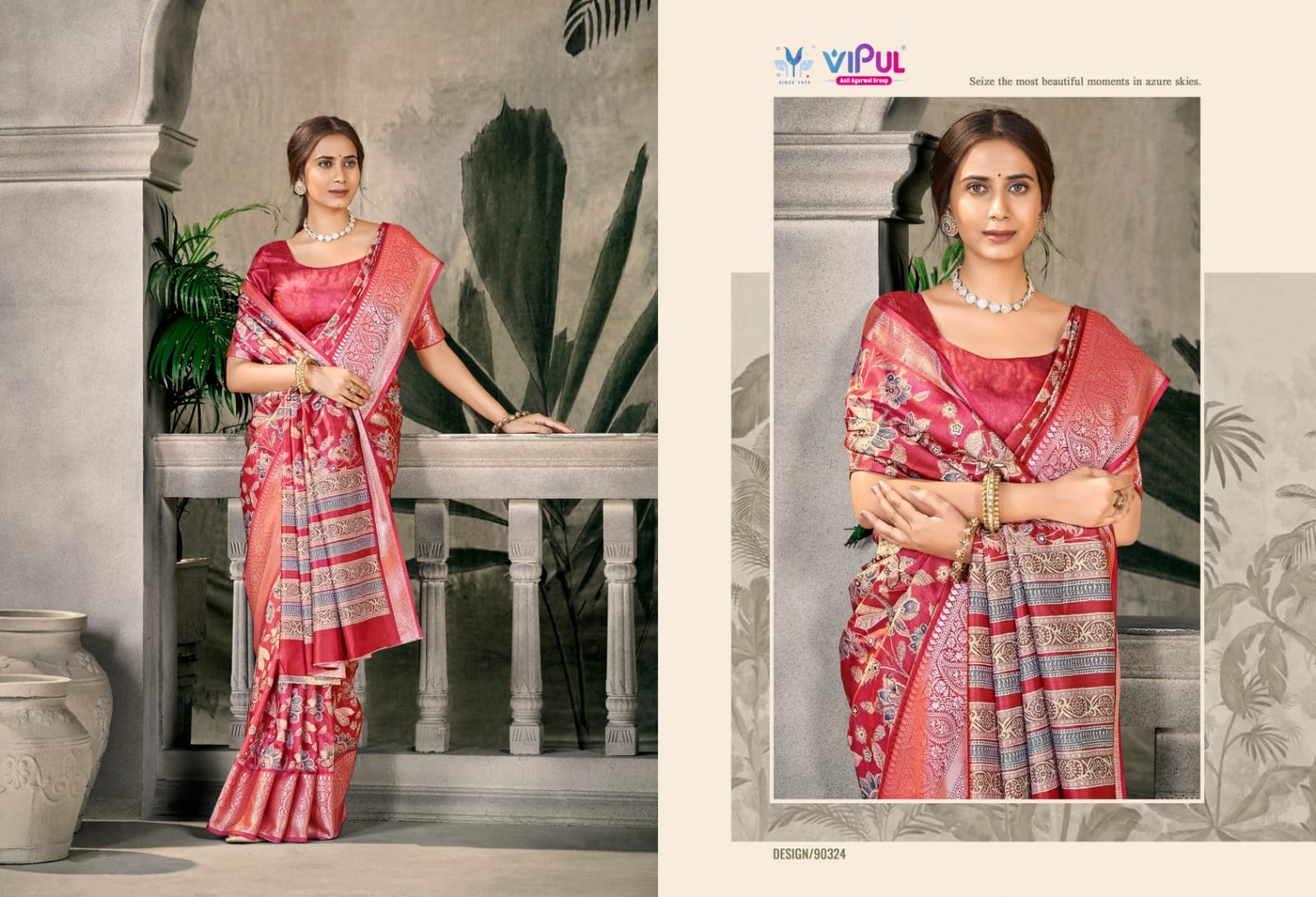 90324 Madhura Vol 2 Vipul Dola Silk Sarees