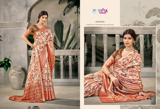90333 Madhura Vol 2 Vipul Dola Silk Sarees