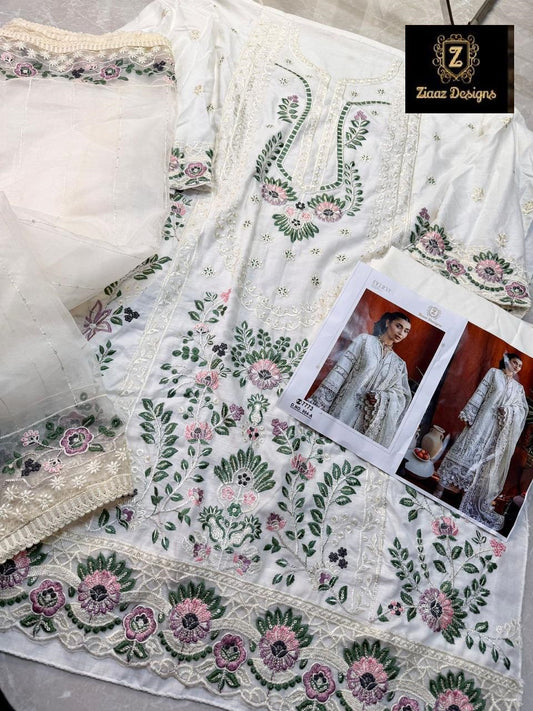 904-A Ziaaz Designs Embroidery Pakistani Salwar Suits