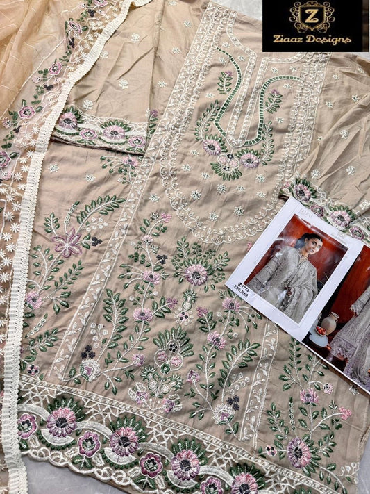 904-B Ziaaz Designs Embroidery Pakistani Salwar Suits