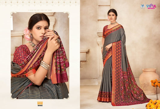90405 Monalisa Vol 2 Vipul Liva Cotton Sarees