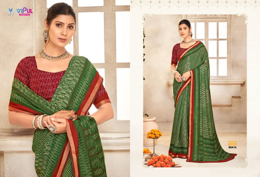 90414 Monalisa Vol 2 Vipul Liva Cotton Sarees