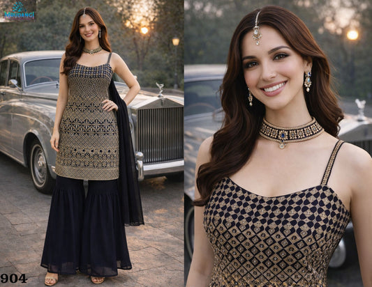 904 Lotus Vol 2 Mrudangi Premium Georgette Readymade Suits