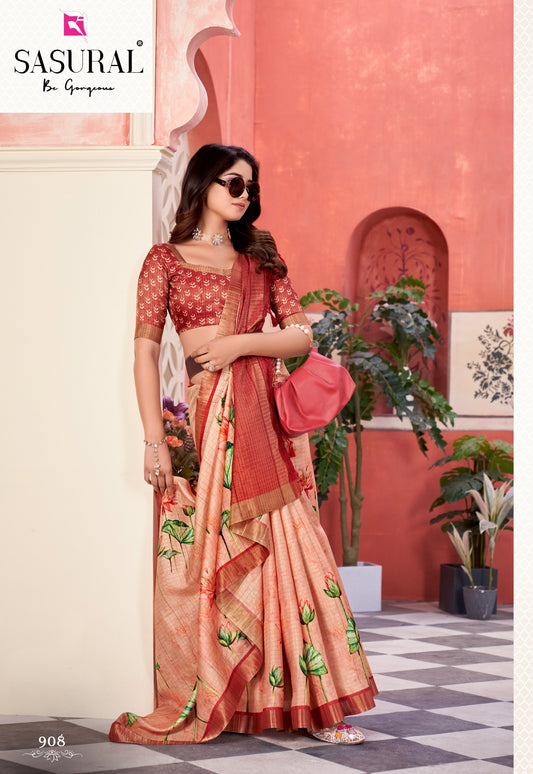 908 Amirah Sasural Soft Silk Sarees