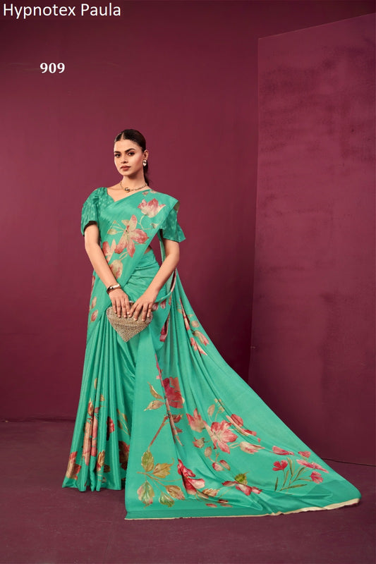 909 Paula Hypnotex Malai Silk Sarees