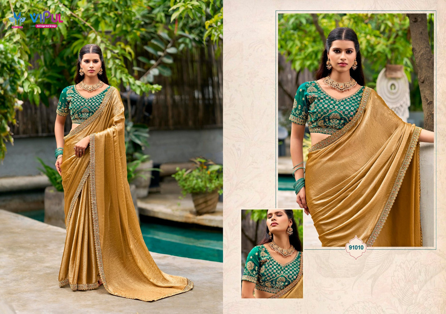91010 Amaira Vol 1 Vipul Chiffon Sarees