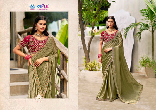 91013 Amaira Vol 1 Vipul Chiffon Sarees
