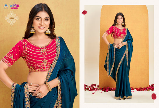 91054 Amaira Vol 5 Vipul Chiffon Sarees
