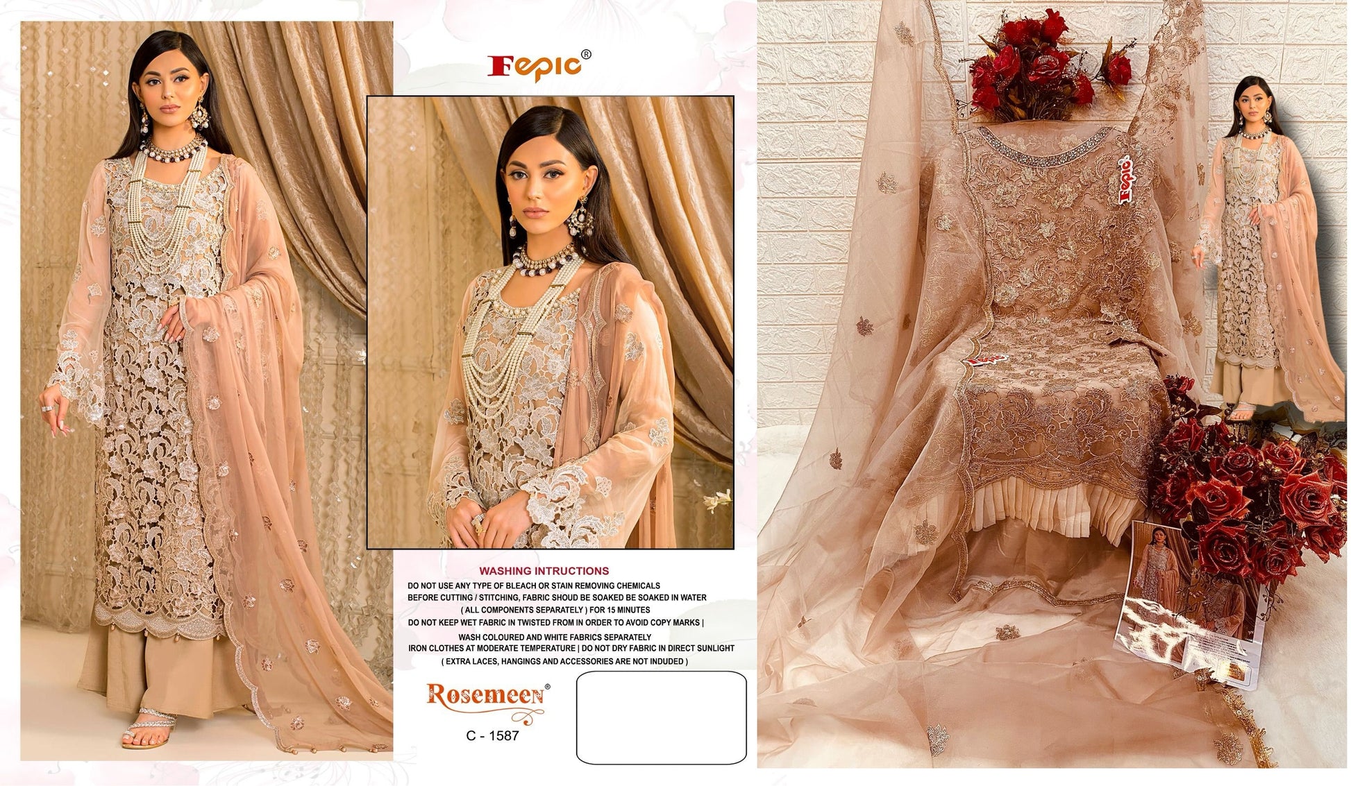 1587 Fepic Pakistani Salwar Suits