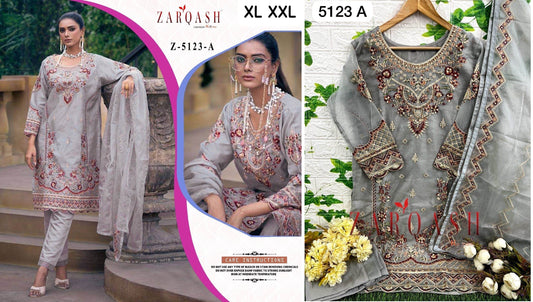 Z-5123A Zarqash Pakistani Readymade Suits