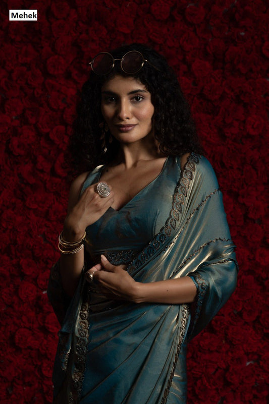 911A Mehek Satin Silk Sarees