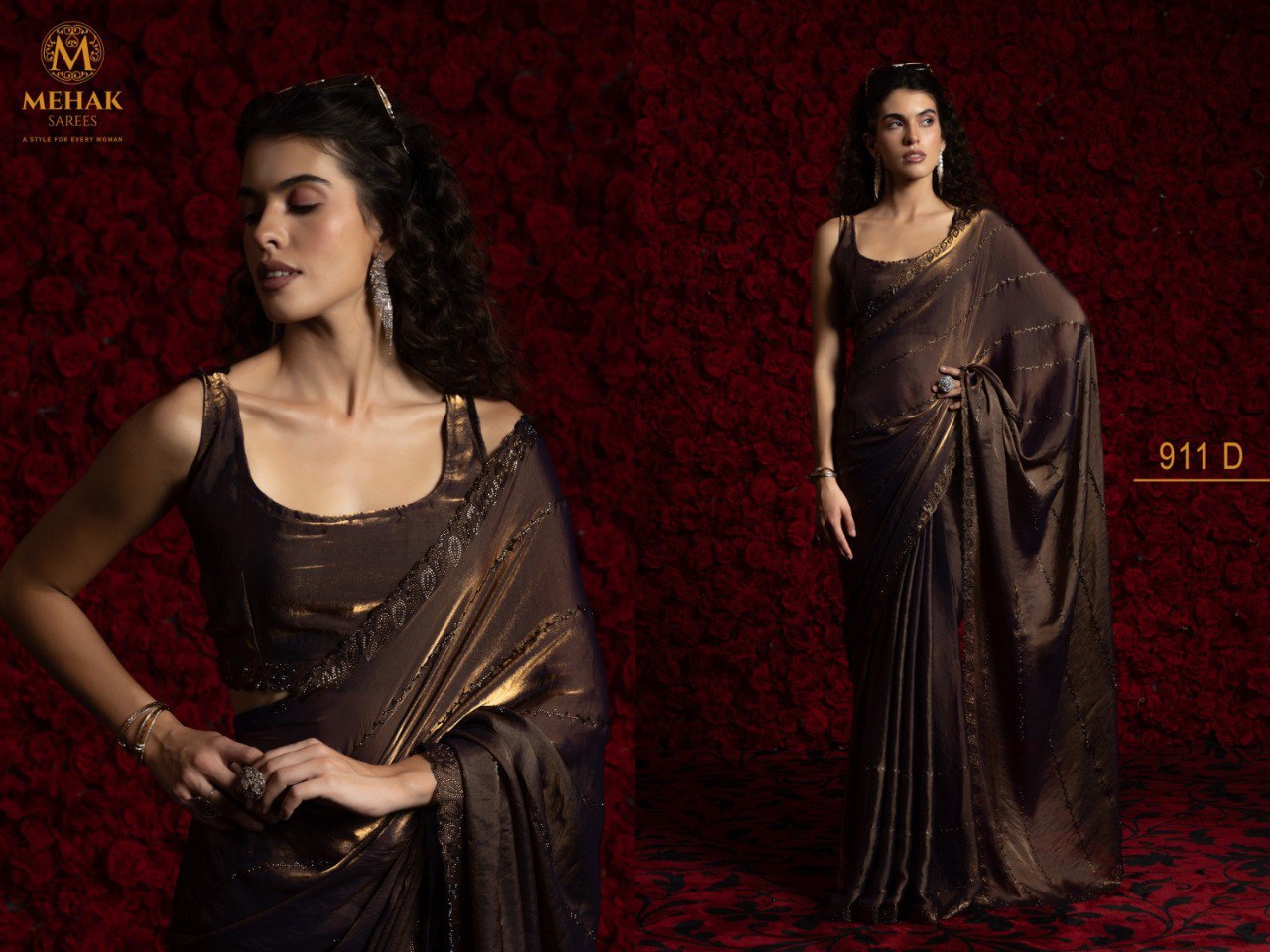 911D Mehek Satin Silk Sarees