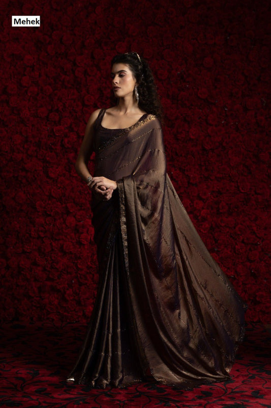 911D Mehek Satin Silk Sarees