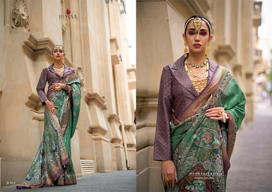 912 Rome Rewaa Viscose Silk Sarees